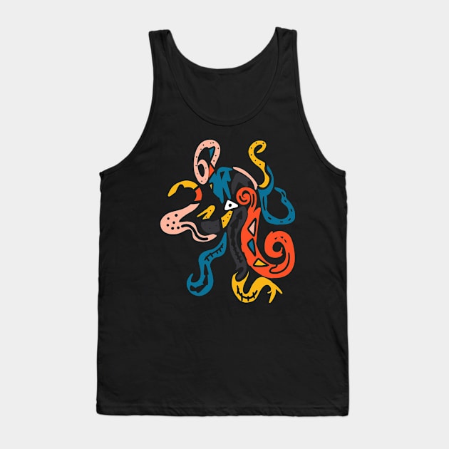 The octopus Tank Top by Swadeillustrations